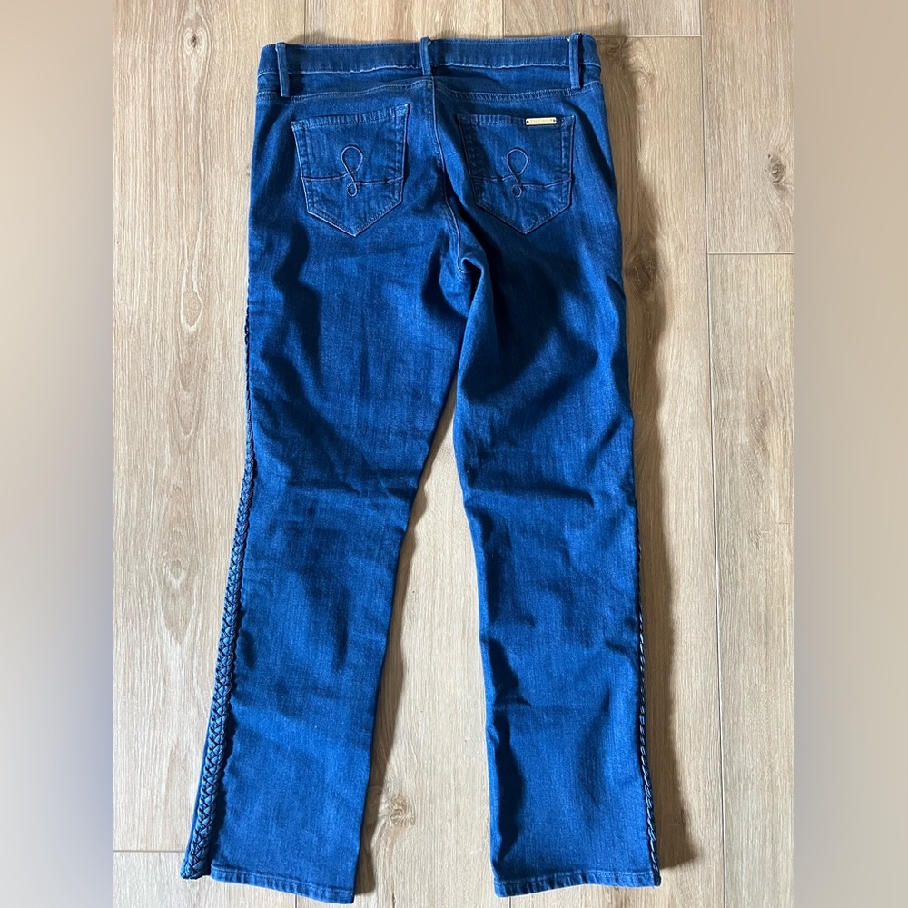 LILLY PULITZER South Ocean Crop Flare Jeans EUC - Picture 3 of 9